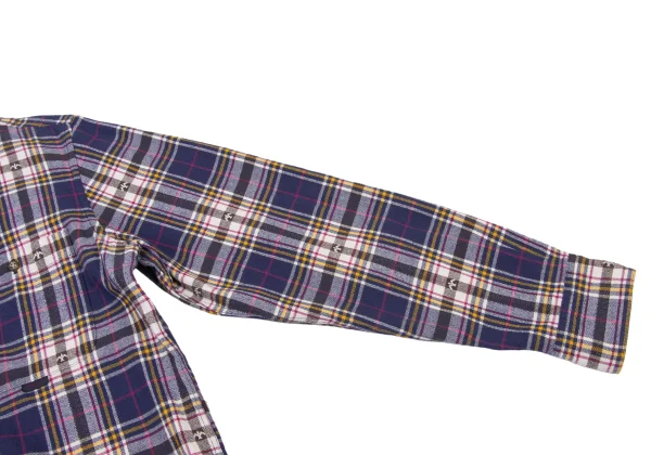 Papas Bird Patterned Flannel Check Shirt K-175758_008