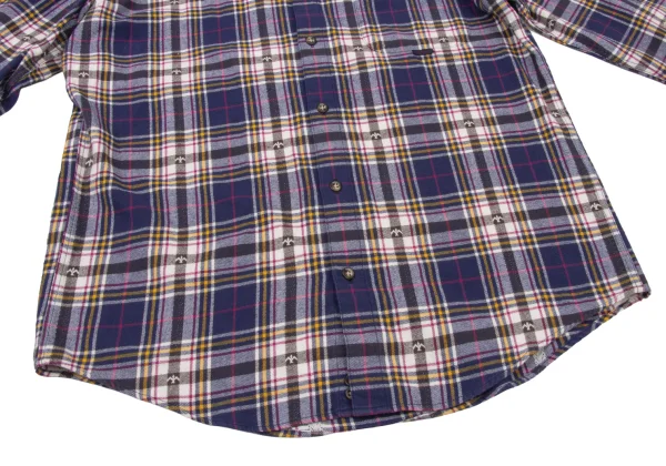 Papas Bird Patterned Flannel Check Shirt K-175758_012