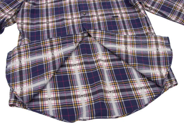 Papas Bird Patterned Flannel Check Shirt K-175758_013