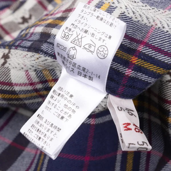 Papas Bird Patterned Flannel Check Shirt K-175758_017