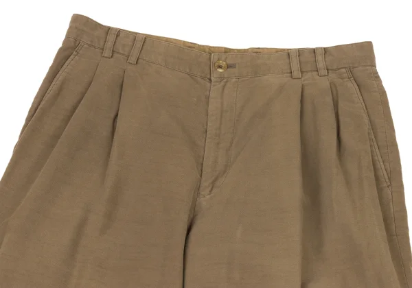 Papas Cotton Stretch Pleated Pants K-175760_002