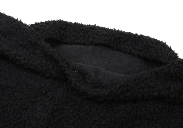 Yohji Yamamoto FEMME Acrylic Faux Fur Asymmetric Bolero K-175763_012