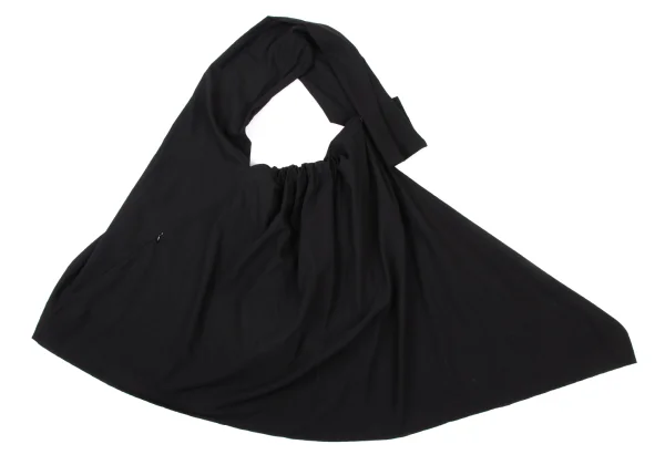 Yohji Yamamoto FEMME Wool Strap Asymmetric Top K-175764_002