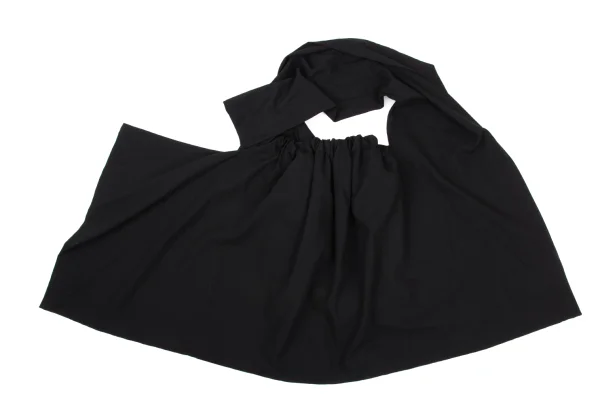Yohji Yamamoto FEMME Wool Strap Asymmetric Top K-175764_011