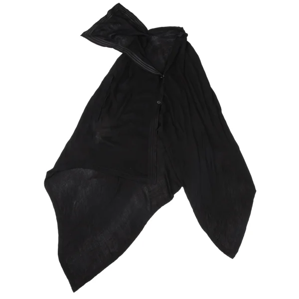 Yohji Yamamoto FEMME Tape Line Patch Draped Jacket K-175765_002