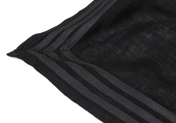 Yohji Yamamoto FEMME Tape Line Patch Draped Jacket K-175765_004