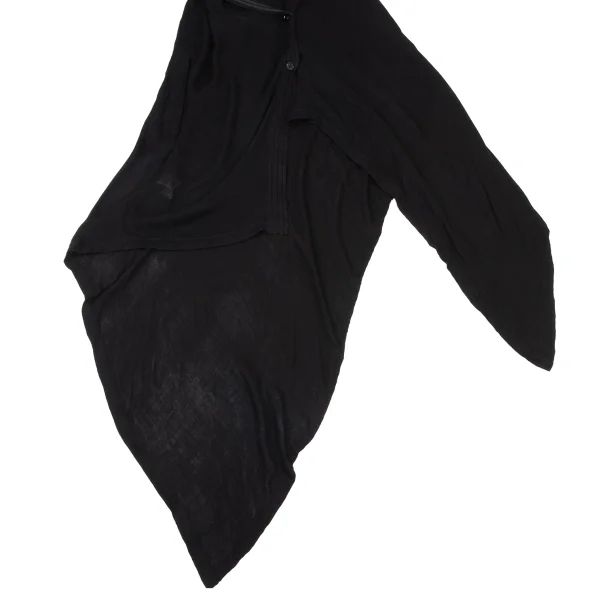 Yohji Yamamoto FEMME Tape Line Patch Draped Jacket K-175765_007