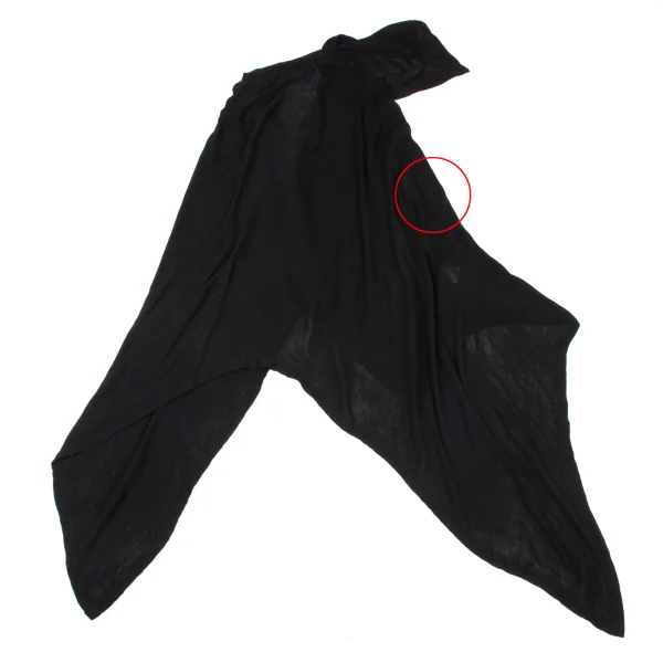 Yohji Yamamoto FEMME Tape Line Patch Draped Jacket K-175765_010