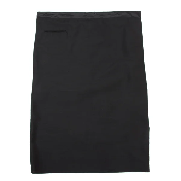 Yohji Yamamoto FEMME Mohair Blend Zip Detail Skirt K-175766_009
