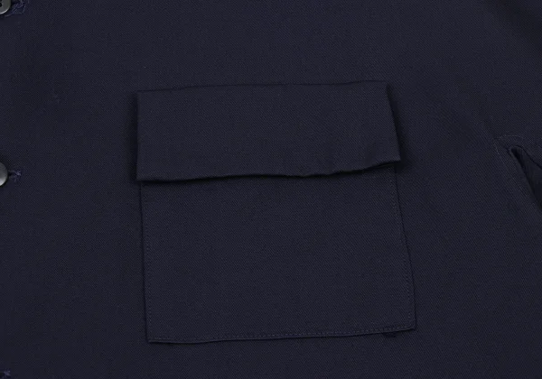 Y's Wool Gabardine Pocket Design Shirt Jacket K-175771_008