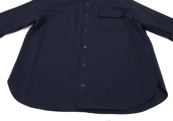 Y's Wool Gabardine Pocket Design Shirt Jacket K-175771_013