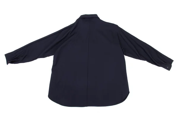 Y's Wool Gabardine Pocket Design Shirt Jacket K-175771_015