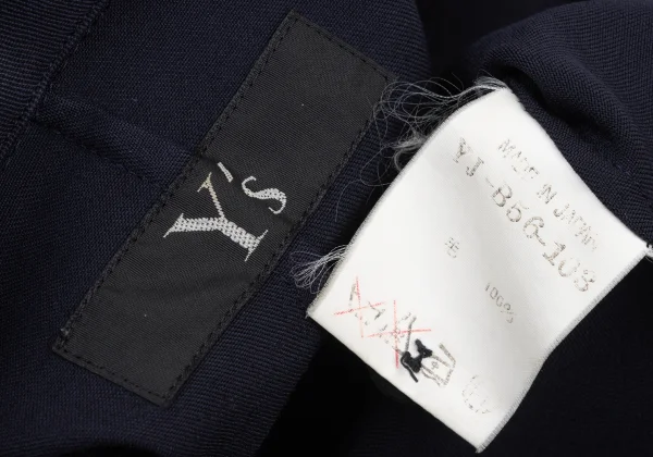 Y's Wool Gabardine Pocket Design Shirt Jacket K-175771_017