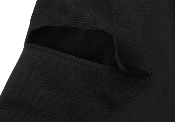 Yohji Yamamoto NOIR Wool Gabardine Asymmetry Seam Jacket K-175775_009
