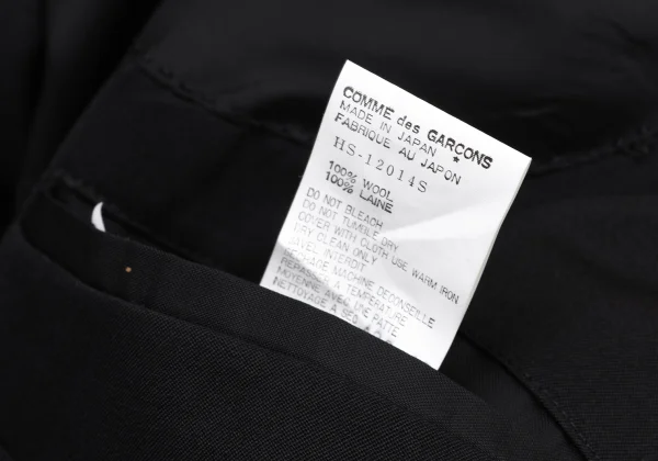 COMME des GARCONS HOMME Wool Gabardine Jacket K-175779_014