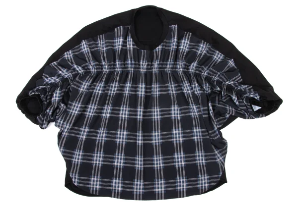 ATSURO TAYAMA Check Gather Dolman Top K-175782_002