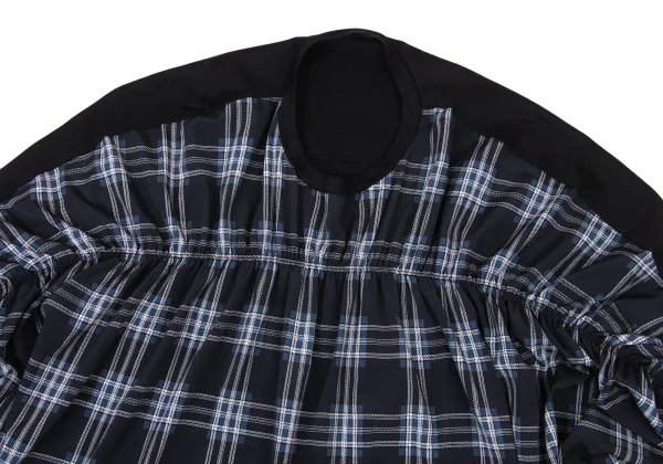 ATSURO TAYAMA Check Gather Dolman Top K-175782_003