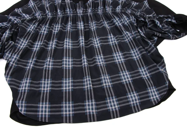 ATSURO TAYAMA Check Gather Dolman Top K-175782_006