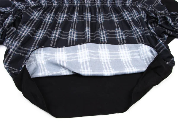 ATSURO TAYAMA Check Gather Dolman Top K-175782_007