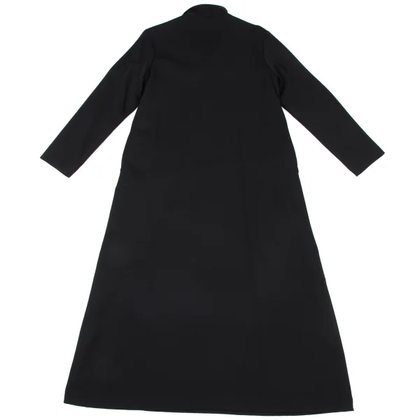 ALFASPIN Stretch Wool Asymmetry Neck Dress K-175783_011
