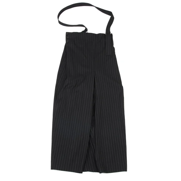 Y's Wool Nylon Pin Stripe Strap Pants K-175787_002