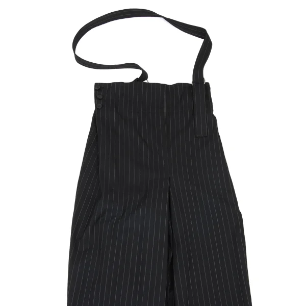 Y's Wool Nylon Pin Stripe Strap Pants K-175787_003