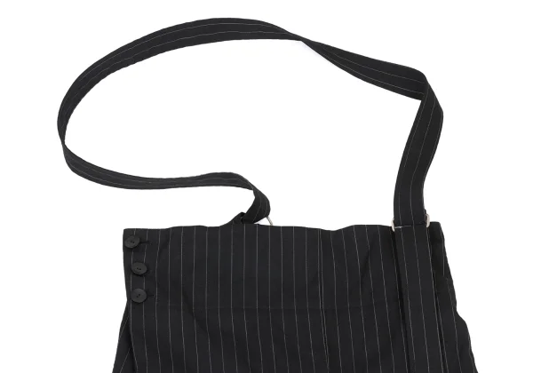 Y's Wool Nylon Pin Stripe Strap Pants K-175787_004