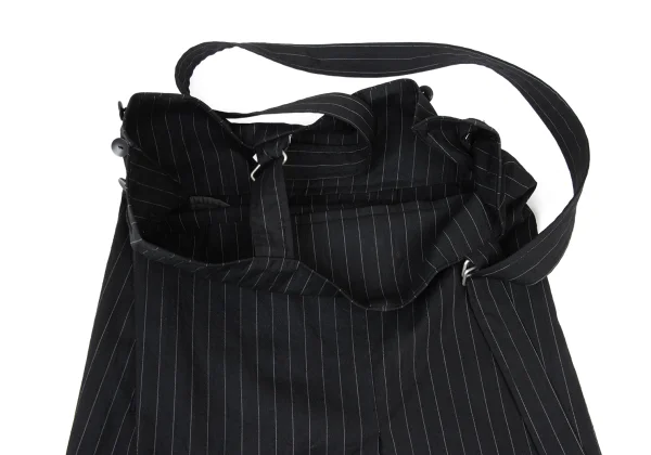 Y's Wool Nylon Pin Stripe Strap Pants K-175787_006