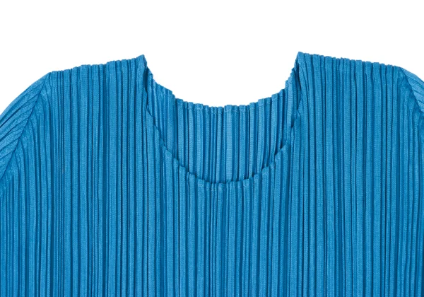 PLEATS PLEASE Side Slit Long T Shirt K-175788_003