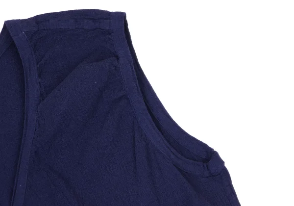 ISSEY MIYAKE me Dyed Cotton Wrinkle Pleats Vest K-175792_006