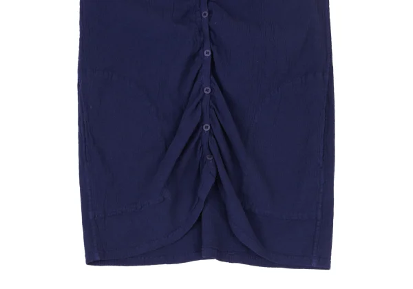 ISSEY MIYAKE me Dyed Cotton Wrinkle Pleats Vest K-175792_007