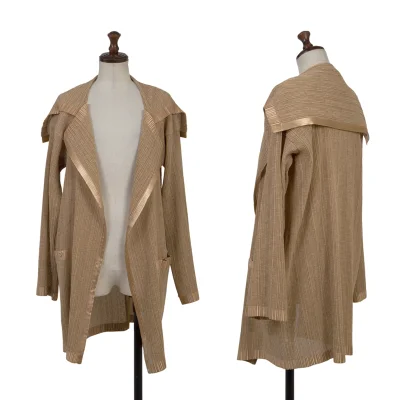 ISSEY MIYAKE Sailor Collar Mesh Pleats Jacket