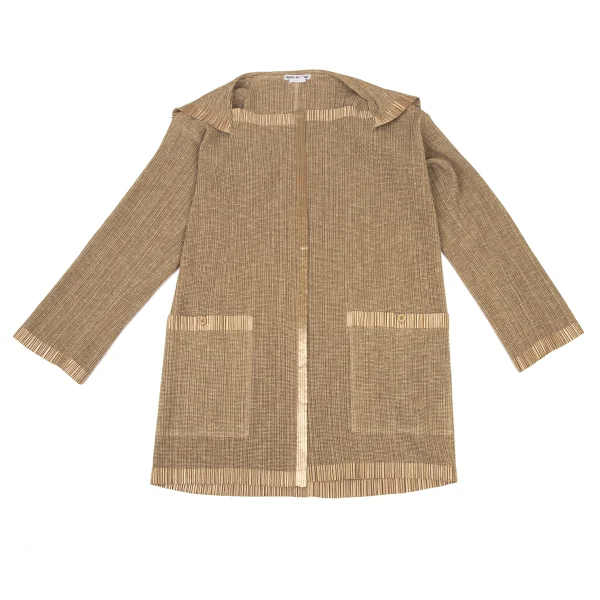 ISSEY MIYAKE Sailor Collar Mesh Pleats Jacket K-175793_002