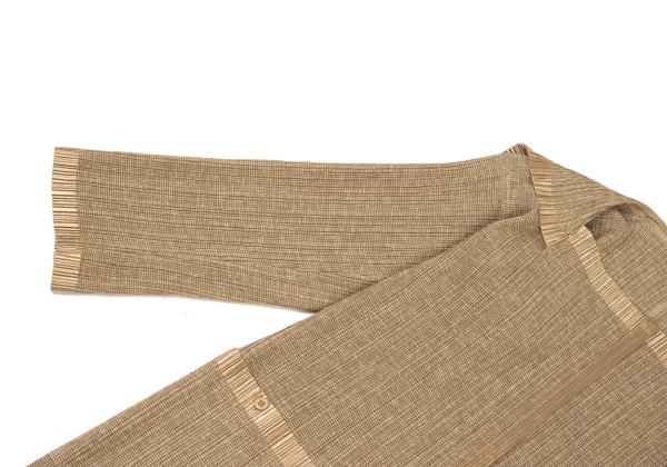 ISSEY MIYAKE Sailor Collar Mesh Pleats Jacket K-175793_005