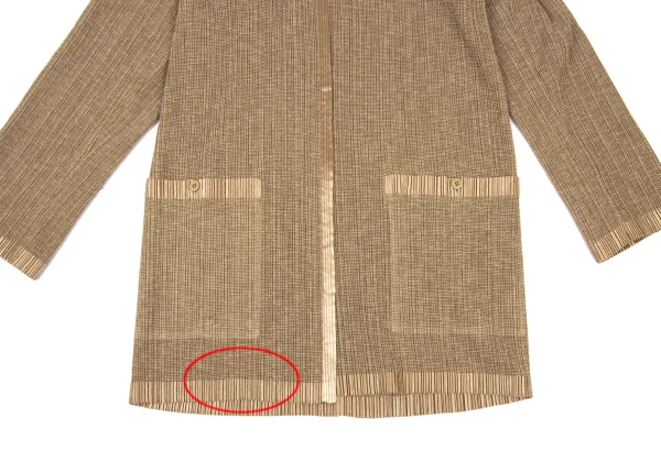ISSEY MIYAKE Sailor Collar Mesh Pleats Jacket K-175793_007