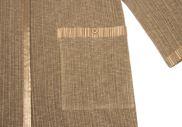 ISSEY MIYAKE Sailor Collar Mesh Pleats Jacket K-175793_009