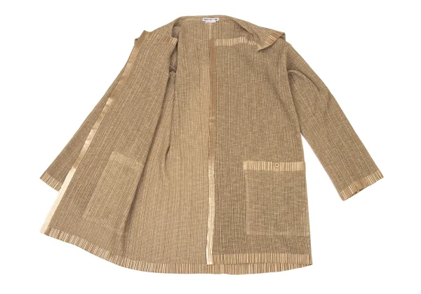 ISSEY MIYAKE Sailor Collar Mesh Pleats Jacket K-175793_010