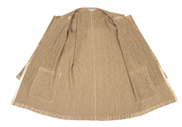 ISSEY MIYAKE Sailor Collar Mesh Pleats Jacket K-175793_011