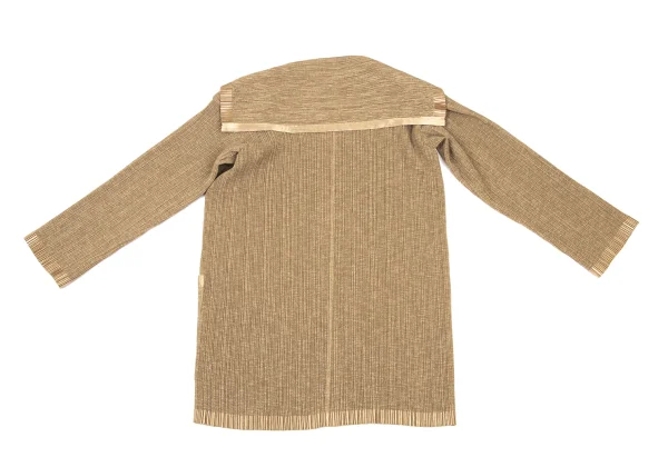 ISSEY MIYAKE Sailor Collar Mesh Pleats Jacket K-175793_012