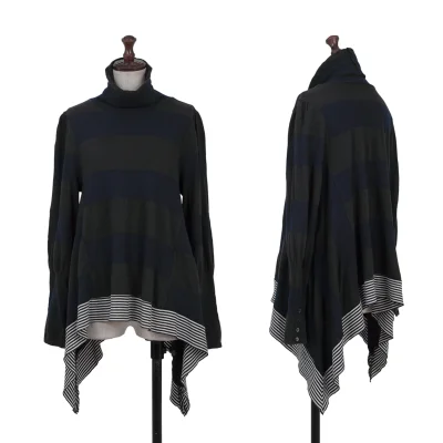 sunao kuwahara Hem Switching Drape T Shirt
