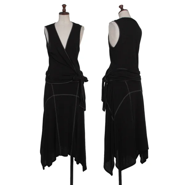 HIROKO KOSHINO Cachecoeur Stitch Design Sleeveless Top K-175797_012
