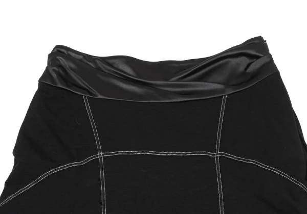 HIROKO KOSHINO Waist Switching Stitch Design Skirt K-175798_004