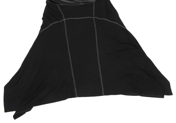 HIROKO KOSHINO Waist Switching Stitch Design Skirt K-175798_007
