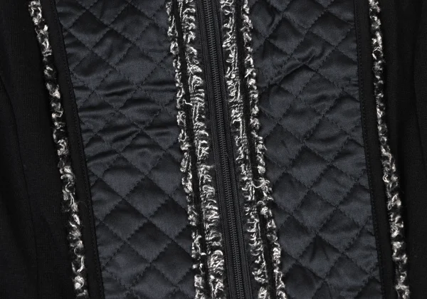 HIROKO BIS Quilted Switching Double Zip Top K-175800_008