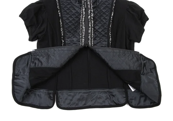 HIROKO BIS Quilted Switching Double Zip Top K-175800_009