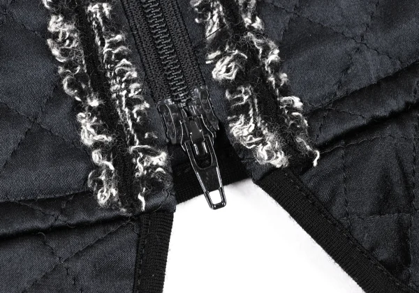 HIROKO BIS Quilted Switching Double Zip Top K-175800_010