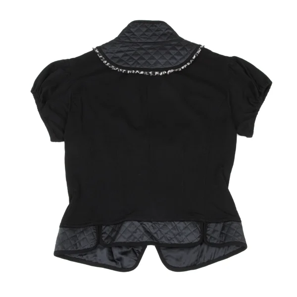 HIROKO BIS Quilted Switching Double Zip Top K-175800_012