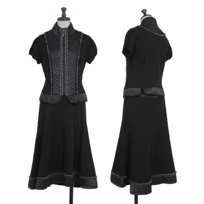 HIROKO BIS Quilted Switching Top & Skirt