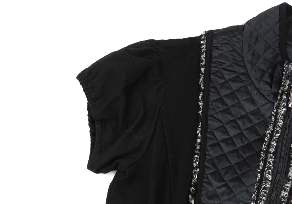 HIROKO BIS Quilted Switching Top & Skirt K-175802_007