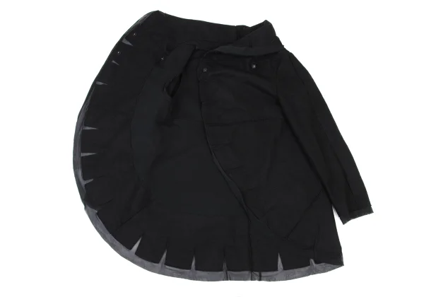 TRICO HIROKO BIS Wool Mesh Switching Jacket K-175803_013